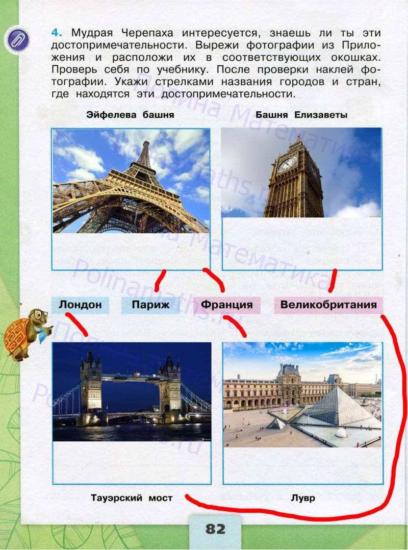 Гдз по окружающему миру 2 класс рабочая тетрадь 2 часть стр 82 проект города россии