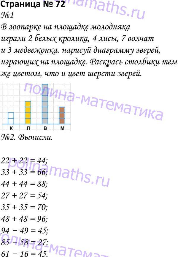 Математика 6 класс дорофеев номер 72